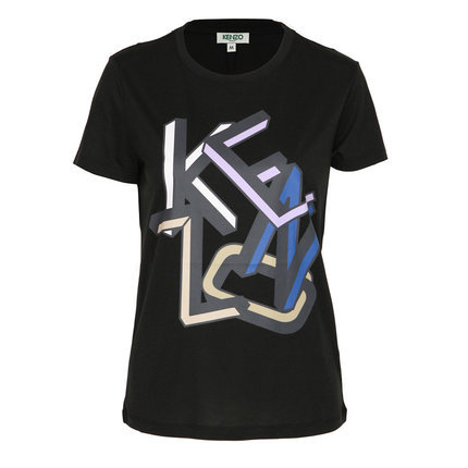 正品KENZO 高田贤三2016春夏新款女士logo印花短袖T恤 990 2TS845 正品KENZO 高田贤三2016春夏新款女士logo印花短袖T恤 990 2TS845