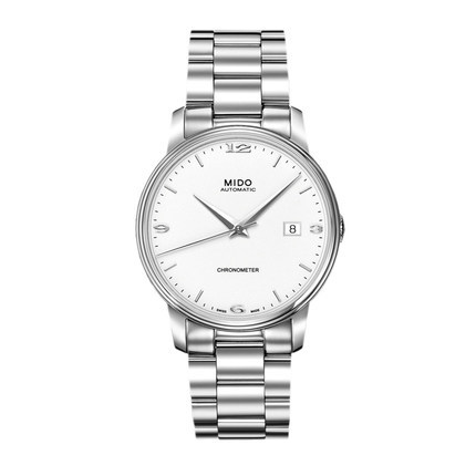 美度MIDO贝伦赛丽天文台机械男表M010.408.11.011.00钢带男表