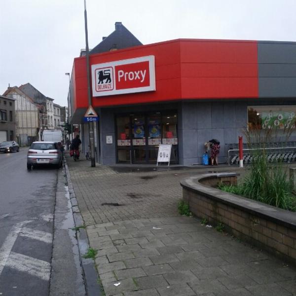 Photo taken at Proxy Delhaize by Sam D. on 7/5/2012