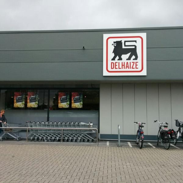 Photo taken at Proxy Delhaize by Sam D. on 7/5/2014