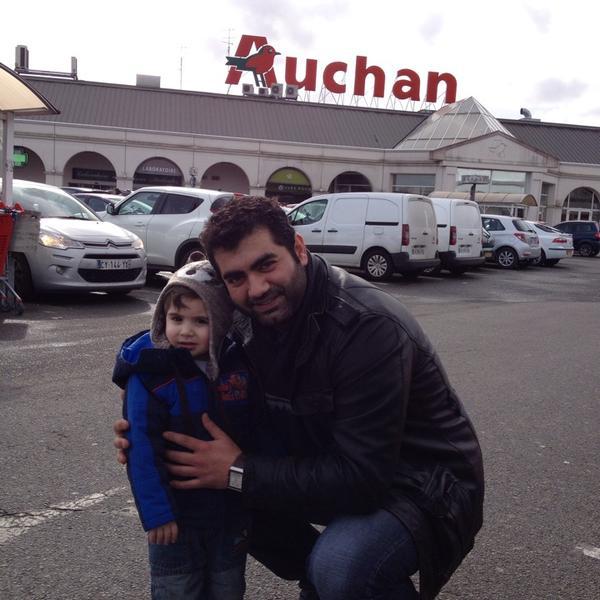 Photo taken at Auchan by HAKAN B. on 2/12/2014