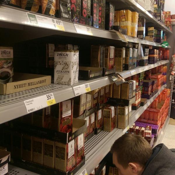 Photo taken at ICA Kvantum by Harijs G. on 12/8/2014-瑞典斯德哥尔摩马尔姆路13号 Photo taken at ICA Kvantum by Harijs G. on 12/8/2014