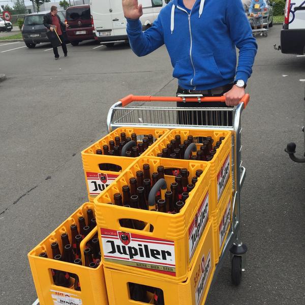 Photo taken at Colruyt by Melissa C. on 5/18/2015