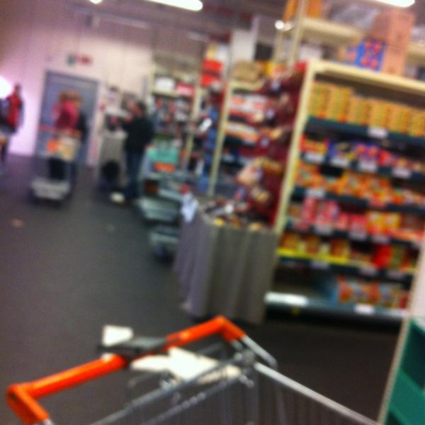 Photo taken at Colruyt by Gilles on 12/21/2012