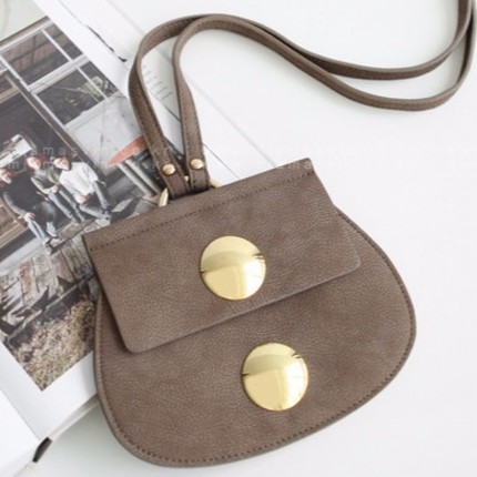 韩国miamasvin夏季女装韩版璀璨金属装饰翻盖斜挎包