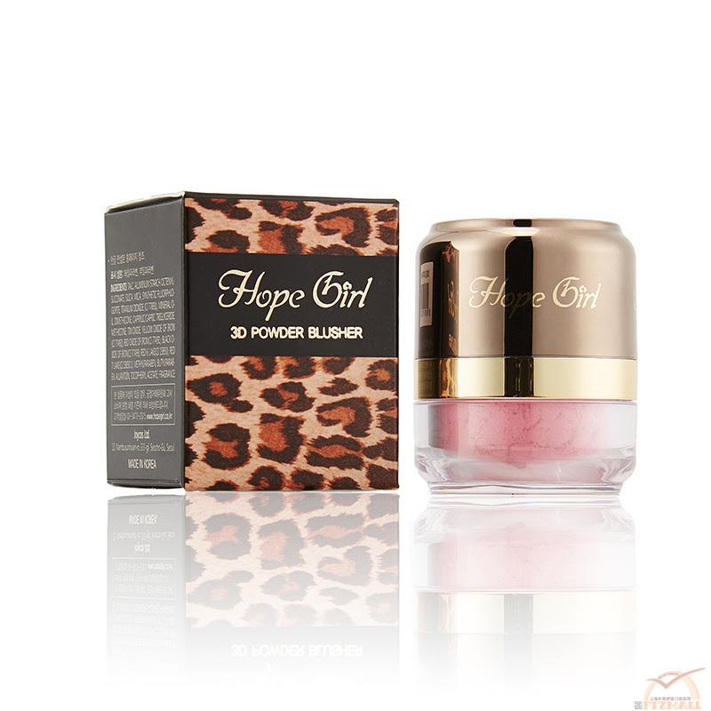 韩国进口腮红蜜粉-HOPE GIRL 3D立体腮红蜜粉 玟瑰红
