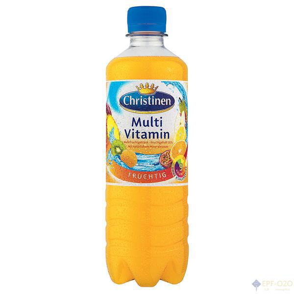 克里斯汀Christinen 复合维生素果汁不加碳酸
