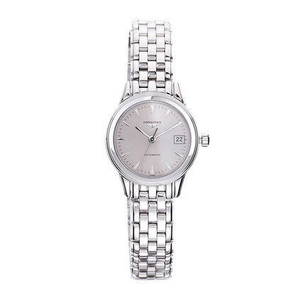 全球联保浪琴女表Longines-军旗系列 L4.274.4.72.6 钢带机械手表