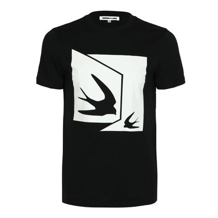正品MCQ Alexander Mcqueen 16春夏男士燕子短袖T恤277605 RGT89