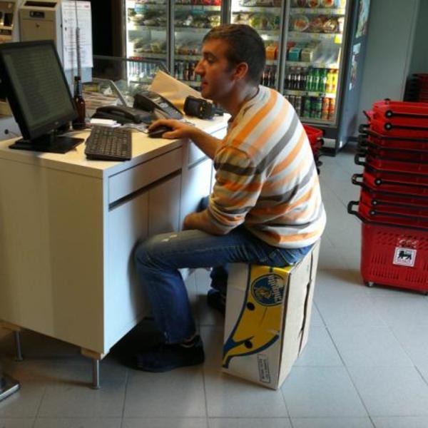 Photo taken at Proxy Delhaize by Feride A. on 5/28/2012