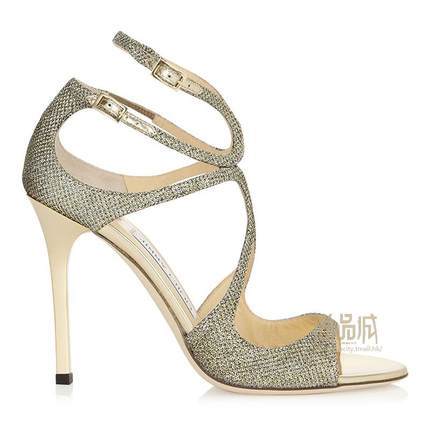 正品jimmy choo周仰杰2016新款女鞋潮时尚优雅高跟凉鞋LANGLAG494