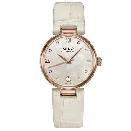 新品 瑞士 美度贝伦赛丽系列机械表女表M022.207.36.116.11