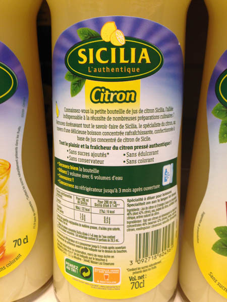 sicilia柠檬浓缩汁 sicilia柠檬浓缩汁