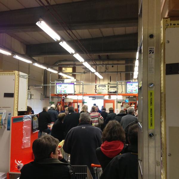 Photo taken at Colruyt by Olivier D. on 2/2/2013