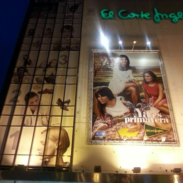 Photo taken at El Corte Inglés by Rosa V. on 3/31/2013