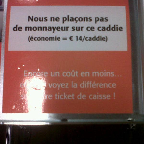 Photo taken at Colruyt by Sabine D. on 4/13/2012