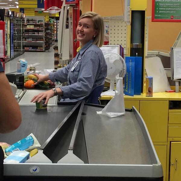 Photo taken at S-market Wiklund Herkku by Netta N. on 8/13/2014