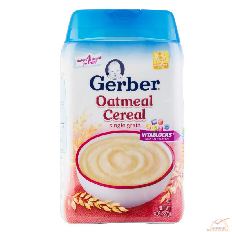 美国GERBER美国-嘉宝 燕麦米粉 8oz