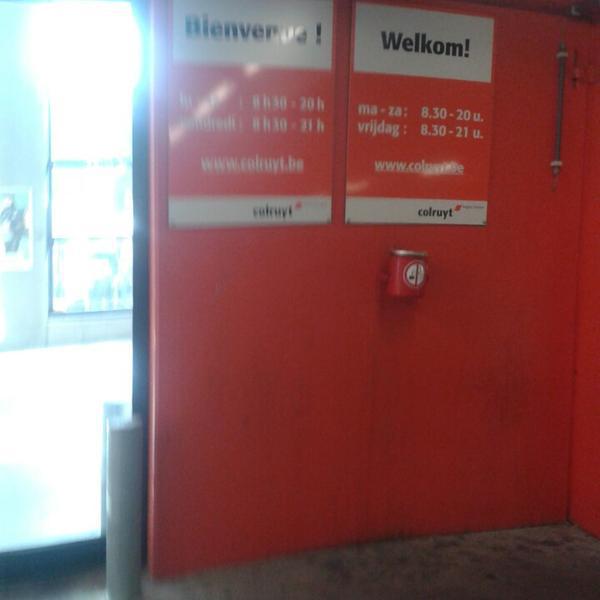 Photo taken at Colruyt by Emma Z. on 3/13/2015