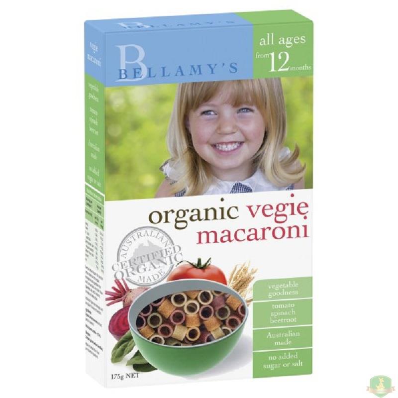 BELLAMY ORGANIC 贝拉米 12个月 蔬菜通心粉【澳洲直邮】