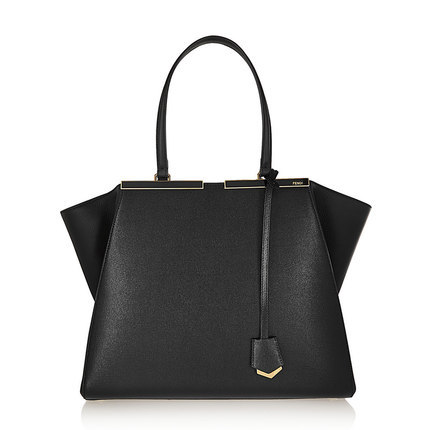 正品直邮Fendi芬迪2016新款女包时尚黑色纹理小牛皮手提包497188 正品直邮Fendi芬迪2016新款女包时尚黑色纹理小牛皮手提包497188