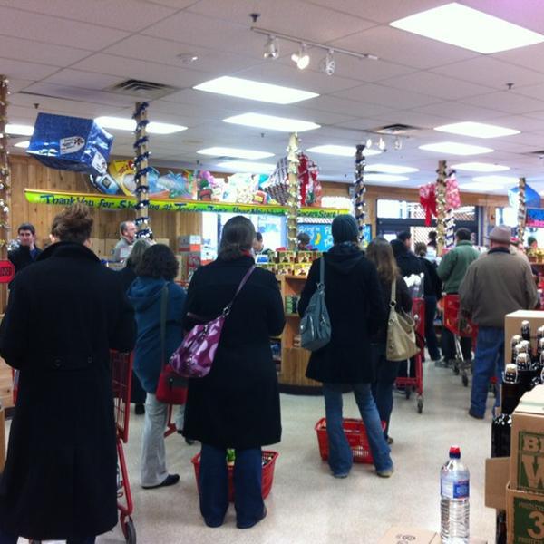 Photo taken at Trader Joe's by Rebecca R. on 12/17/2011