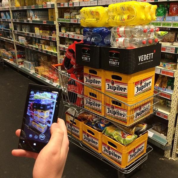 Photo taken at Colruyt by Matthias A. on 4/26/2014