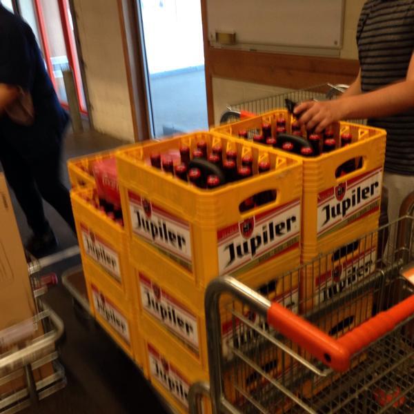 Photo taken at Colruyt by Sam M. on 4/15/2015