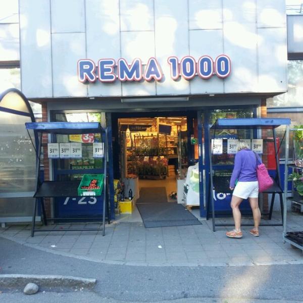 Photo taken at Rema 1000 by Kim W. on 7/20/2012
