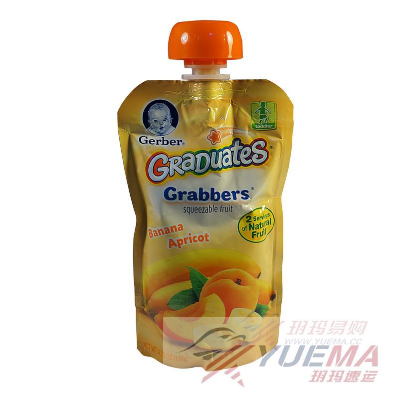美国进口婴儿辅食3段-gerber嘉宝婴儿辅食3段吸吸乐优格 120g 口味随机 美国进口婴儿辅食3段-gerber嘉宝婴儿辅食3段吸吸乐优格 120g 口味随机