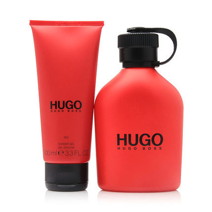 Hugo Boss/博斯 红色优客狂热男士淡香水150ml+沐浴露100ml礼盒