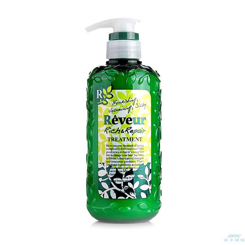 日本Reveur SCALP 无硅油洗发水烫染受损洗发露护发素 绿色护发素-烫染修护型
