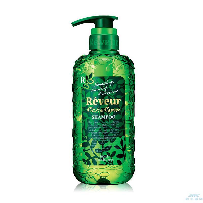 日本Reveur SCALP 无硅油洗发水烫染受损洗发露护发素 绿色洗发水-烫染修护型