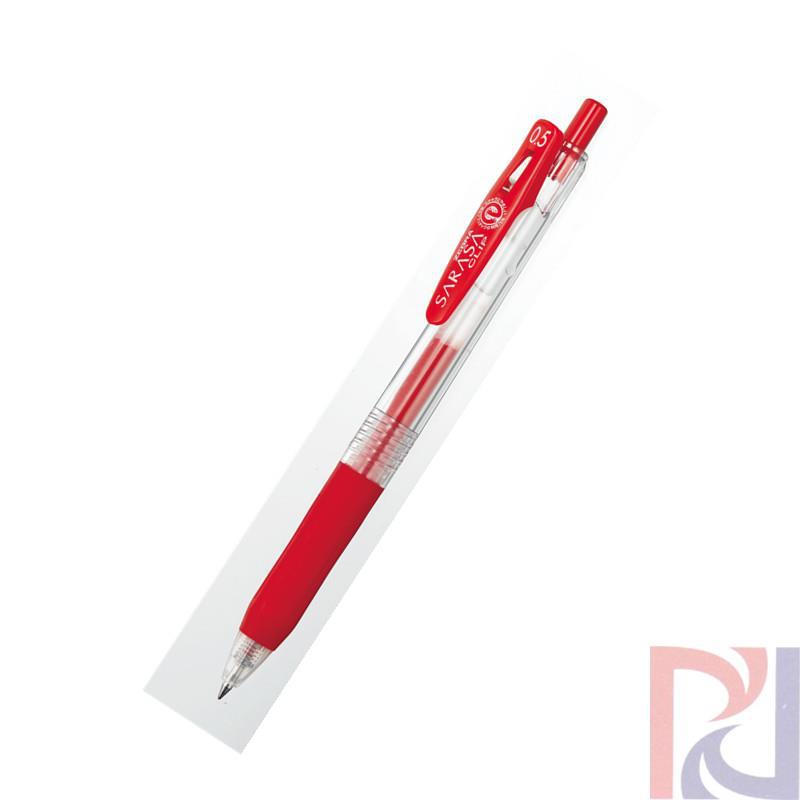 日本原装 斑马Zebra SARASA CLIP多彩中性笔JJ15/0.5mm 红色