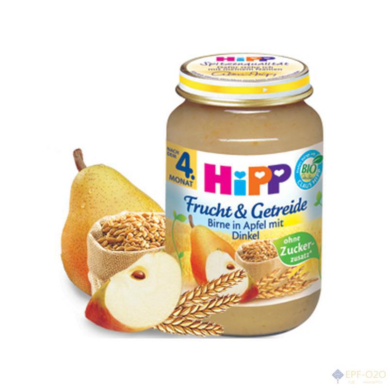 Hipp喜宝 梨苹果小麦泥 4个月以上婴儿辅食 190g Hipp喜宝 梨苹果小麦泥 4个月以上婴儿辅食 190g