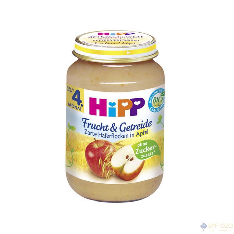 Hipp喜宝 苹果燕麦泥 4个月以上婴儿辅食 190g