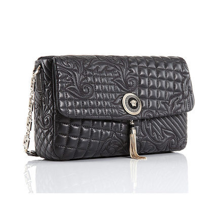 正品直邮Versace范思哲2016新款女包时尚流苏单肩包DBFD669-DNAR4 正品直邮Versace范思哲2016新款女包时尚流苏单肩包DBFD669-DNAR4