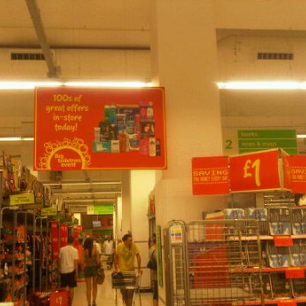 Photo taken at Asda by Matthew G. on 10/1/2011-英国伦敦罗姆福德海豚街 Photo taken at Asda by Matthew G. on 10/1/2011