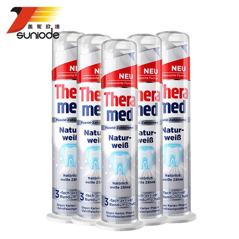 德国进口美白清洁牙膏-Theramed泰瑞美清新牙膏 美白清洁牙膏 黑人头口气持久清新 德国进口美白清洁牙膏-Theramed泰瑞美清新牙膏 美白清洁牙膏 黑人头口气持久清新