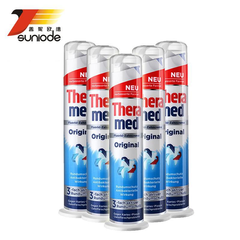 德国进口防护牙膏-Theramed泰瑞美清新牙膏 经典三重防护牙膏 黑人头口气持久清新 德国进口防护牙膏-Theramed泰瑞美清新牙膏 经典三重防护牙膏 黑人头口气持久清新