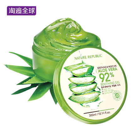 自然乐园保湿芦荟胶300ml美白补水保湿祛痘面霜面膜冻膜韩国正品 自然乐园保湿芦荟胶300ml美白补水保湿祛痘面霜面膜冻膜韩国正品