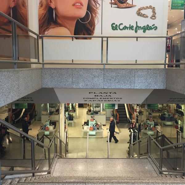 Photo taken at El Corte Inglés by Svetlana A. on 3/22/2015