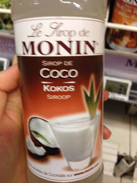 monin椰子浓缩汁