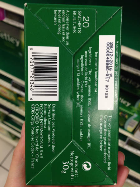 twinings芒果荔枝茶