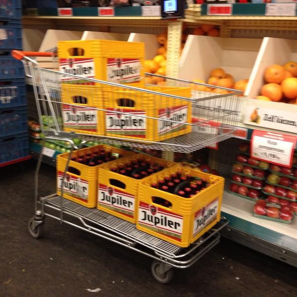 Photo taken at Colruyt by Brian B. on 8/10/2013