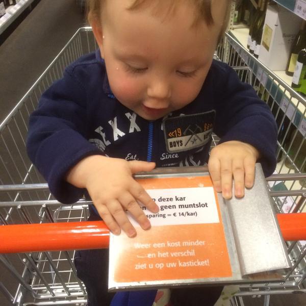 Photo taken at Colruyt by Erika L. on 5/8/2015