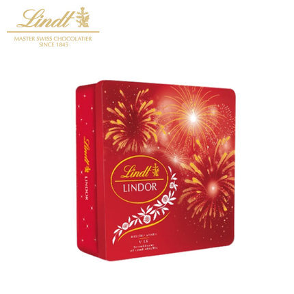 【临期】Lindt瑞士莲 进口牛奶软心巧克力球礼盒336g休闲零食食品