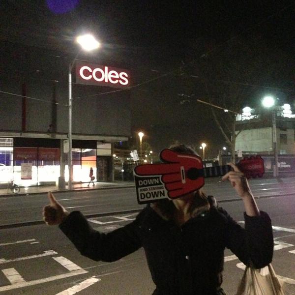 Photo taken at Coles by Jinhye P. on 8/2/2013