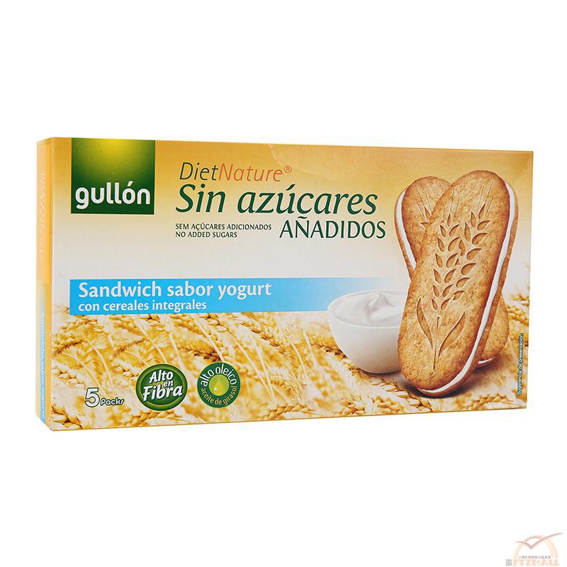 Gullon无添加糖奶酪夹心饼220克