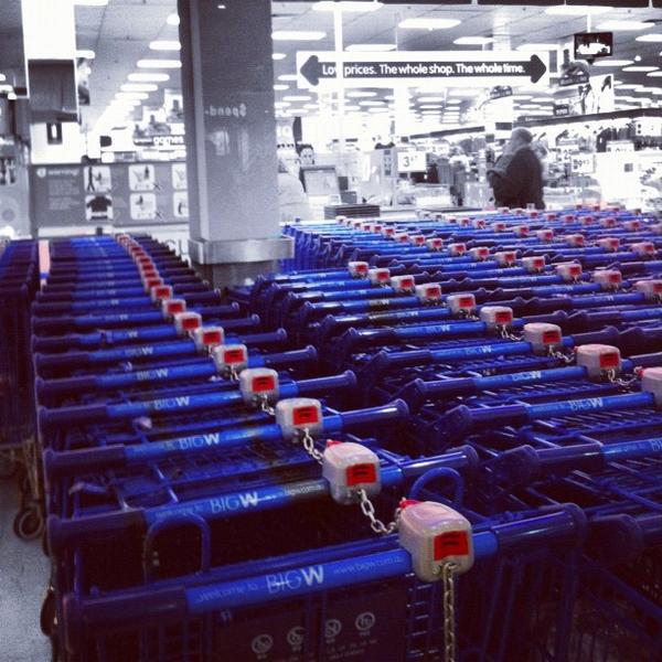 Photo taken at Big W by Lee A. on 5/13/2012
